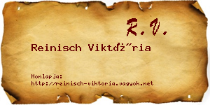 Reinisch Viktória névjegykártya